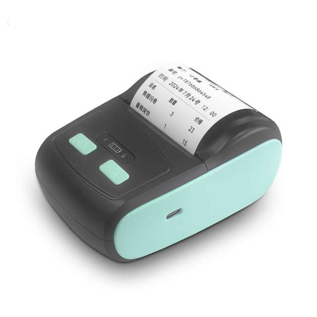 Customized 58mm 2inch Mobile Bluetooth Mini Thermal Printer 58mm Handheld Mini Bluetooth Thermal Receipt Printer