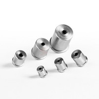 Piston à ressort à tête ronde en acier inoxydable 304 lisse, certifié CE ROHS, fabriqué en acier à ressort durable