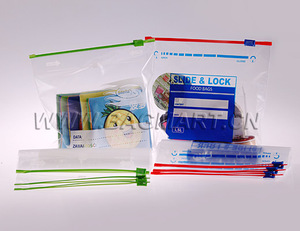 Bolsas de Plástico para Sándwiches con Cierre Deslizante y Válvula, Material PE Desechable, Sellado Térmico, para Uso en Supermercados - Fresco - Product Image 1