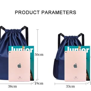 Bolsa Deportiva con Cordón, Impermeable, de Poliéster, de Alta Calidad, con Logotipo Personalizado, para Publicidad, Unisex, para Fútbol, al Aire Libre - Product Image 2