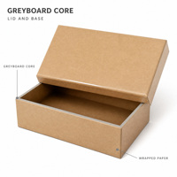 Boîtes cadeaux rigides en papier kraft personnalisées, étuis d'emballage laminés brillants avec logo personnalisé pour vêtements, chaussures, souvenirs