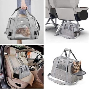 Oxford Cloth Travel Pet Carrier <strong>Bag</strong> Collapsible <strong>Cat</strong> Carrier <strong>Bag</strong> - Product Image 4