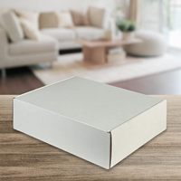 Boîtes d'expédition pliables en carton ondulé pour l'aviation, avec logo personnalisé en relief, revêtement UV, écologiques et recyclables