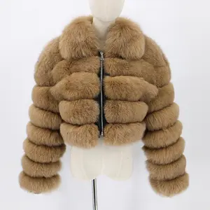 2020秋冬ファッション女性女性女性暖かいジャケットフェイクファーコート