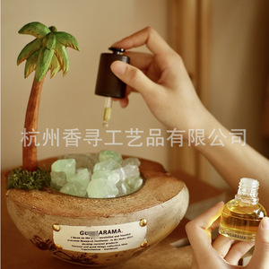 Crystal Aroma <b>Diffuser</b> Natural Essential <b>Oil</b> Stone Gift Set Tabletop Battery Powered Six Months Duration Office Relaxation - Product Image 3