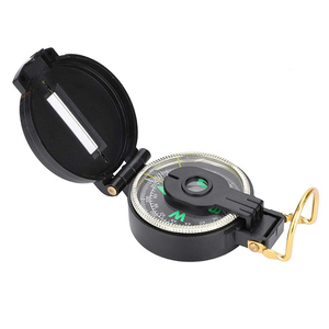 Camping multifunción impermeable puntero clinómetro geología prismático avistamiento Lensatic prismático brújula portátil ligero - Product Image 1