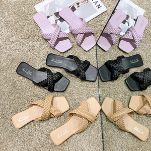 Dép Bệt Nữ Dệt 2022 Xăng Đan Chéo <span class=keywords><strong>007</strong></span> - Product Image 4