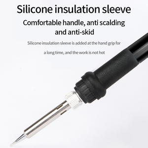 Soldador eléctrico portátil ajustable, 110V, 220V, 60 vatios, soldadores eléctricos - Product Image 4