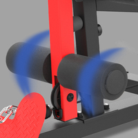Station d'entraînement tout-en-un avec système de poulies à câble et banc de curl pour la musculation à domicile