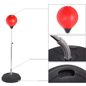 Saco de Boxeo <span class=keywords><strong>con</strong></span> Soporte para Adolescentes y Adultos - Altura Ajustable - Saco de Boxeo para Aliviar el Estrés y Hacer Ejercicio - Product Image 4