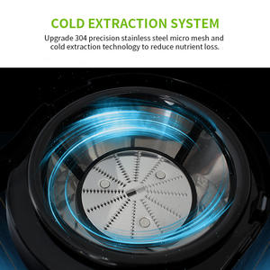 ステンレス鋼ボディフルーツとベジジューサーBPAフリーシルバーカウンタートップ電気遠心ジュース抽出器 - Product Image 4