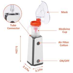 Nebulizador de Mano Recargable FITCONN Avanzado y Fácil de Usar con Compresor de CC y Accesorios Gratuitos - Product Image 3