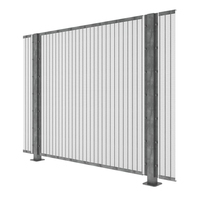 Clôture de sécurité anti-escalade 358 Mesh pour prison, installation facile, prix abordable et en promotion