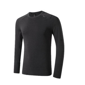 Maglietta Lulu Primavera/Autunno a Maniche Lunghe in Fibra di Poliestere ad Asciugatura Rapida, T-Shirt Sportiva da Uomo per Corsa e Fitness, Design Semplice Traspirante - Product Image 5