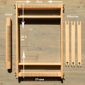 Handmade DIY Craft sở thích bằng gỗ dệt Loom Kit với đứng - Product Image 5