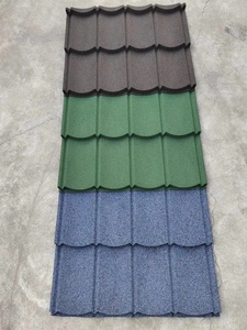 恶劣天气给它德拉梅森50年保证0.45毫米戈兰深米兰屋面瓦石材涂层金属屋面瓦佛山 - Product Image 6