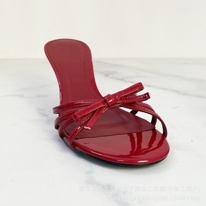 Zapatos de Tacón para Mujer al por Mayor, Zapatos Tipo Mule con Lazo, Tacones de Calidad para Mujer 2025 - Product Image 3