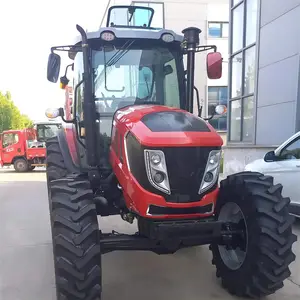 Hot selling factory price 130hp wheel tractor agricultural equipment for farmland farm machines rice corn wheat planting tractor