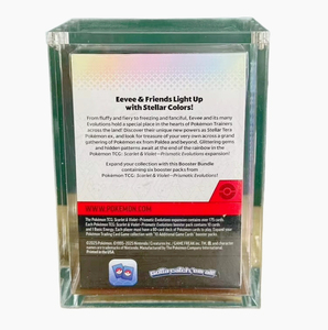 Étagères de présentation en acrylique transparent, 6 paquets, Pocket Monsters Booster 151 Bundle Box, boîte d'évolution prismatique, boîte magnétique américaine - Product Image 3