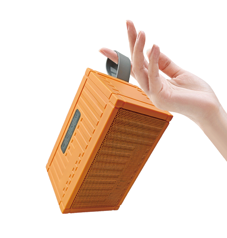 Wireless Speaker Container Shape Design TWS Music Player Desktop Decoration Portable Outdoor Bluetooth Speaker