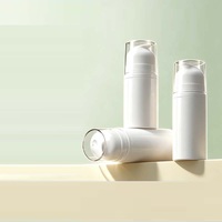 Nouvelle bouteille de mousse ronde de 100/150/200 ml avec pompe, distributeur de nettoyant visage et désinfectant pour les mains, en PET brillant anti-salissure
