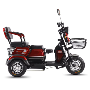 Vente en gros - Tricycle électrique cargo à <span class=keywords><strong>3</strong></span> <span class=keywords><strong>roues</strong></span> 600W 48V 14 pouces avec panier en acier à haute teneur en carbone - Promotion exceptionnelle - Product Image 2