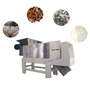 Beer Residue Cassava Pulp Squeeze and Dewater Chicken Manure Compost Dryer Commercial Food Waste Disposal Machine