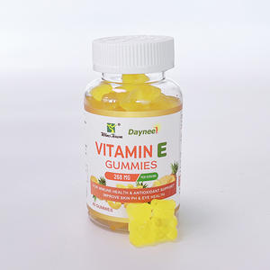 Winstown ויטמין e גומי 3 גרם * 60 יח/בקבוק נתרן גלוקוז סירופ gummies ויטמין e שמן לטיפול בעור - Product Image 6
