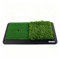 Tapis de frappe de golf 2-en-1 pour fairway, tapis d'entraînement de golf d'intérieur personnalisé