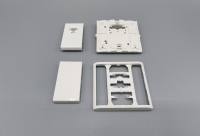 Parti di interruttori elettronici in plastica stampati ad iniezione personalizzati per elettrodomestici apparecchiature industriali sistemi di illuminazione elettronici