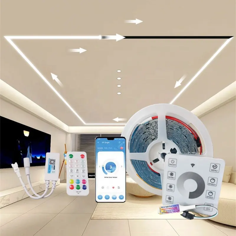 led 24v smart led strip light 12v running changing color ledstrip IR Control Indoor Decoration led strip 2835 led strip light