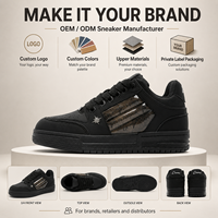 Baskets en cuir PU personnalisées pour hommes, OEM ODM, marque privée, chaussures décontractées, logo personnalisé, faible MOQ, fabricant