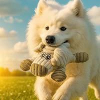 Mainan Anjing Boneka Bentuk Hewan Berbunyi, Tahan Lama, untuk Pelatihan Anak Anjing dan Anjing Kecil-Sedang, Grosir OEM