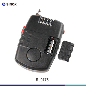 Câble antivol rétractable avec alarme, best-seller, en ABS/PVC - Product Image 1