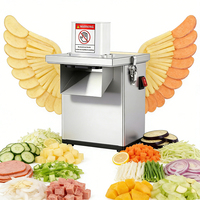 Energiezuinige automatische commerciële snijmachine 220V 200W Laag verbruik Laag geluidsniveau voor restaurants, fruit- en groenteverwerkingsbedrijven