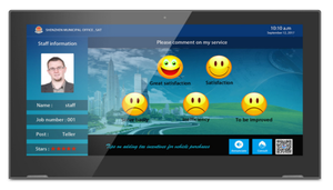 Tableta Android en forma de L para pedidos Pos Servicio de comentarios del cliente Tableta con pantalla táctil con menú inteligente notable de 10 pulgadas - Product Image 2