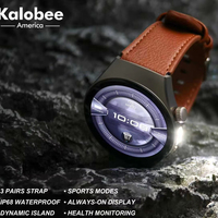 Reloj Inteligente SK45pro con Pantalla de 1.53 Pulgadas, Resistente al Agua, Monitor de Ritmo Cardíaco, Oxígeno en Sangre, Llamadas Bluetooth, Carga Inalámbrica, con 3 Correas