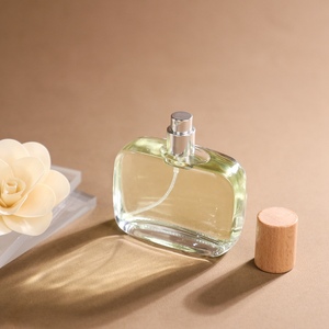 Nuova Bottiglia di Profumo in Vetro di Lusso da 70ml 80ml, Forma Quadrata Piatta, Alta Qualità, Nuova Confezione Vuota di Lusso per <span class=keywords><strong>Crema</strong></span> Viso - Product Image 4