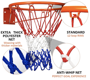 Filet de <span class=keywords><strong>basket</strong></span>-ball en polypropylène de haute qualité, Durable, vente chaude Amazon - Product Image 5