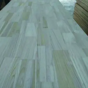 Tablero de ataúd de Paulownia a precio de fábrica, tablero de madera maciza con borde pegado, tablero de madera articulado para muebles