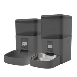 Pemberi makan hewan peliharaan otomatis pintar, Dispenser makanan anjing mangkok mikropik untuk Perro Gato - Product Image 1