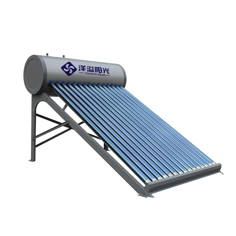 Calentador de agua solar residencial no presurizado Calentador de agua solar de tubo de vacío no presurizado