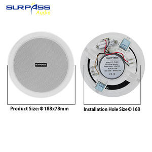 Sorpassa SP-CV620 nell'altoparlante passivo 5W/10W di potere basso dell'altoparlante del soffitto della parete - Product Image 6