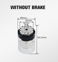 Micro Motor RobotJoint Actuador Motor sin escobillas con eje hueco integrado con controlador y codificador para industria o robot