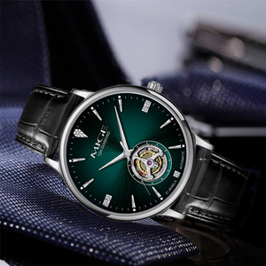 Reloj de Pulsera de Lujo al por Mayor, de Cuero Genuino, Automático, con Movimiento Mecánico Japonés Miyota 82S0, Resistente al Agua 5ATM, para Negocios - Product Image 3