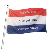 Drapeaux et bannières personnalisés de dessin animé pour l'extérieur, 3x5 pieds, de bonne qualité, 100% polyester, vente en gros par le fabricant