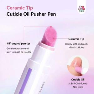 <span class=keywords><strong>SAVILAND</strong></span> Nail Care Stick Stylo de coupe-ongles 45 °   Pointe en céramique inclinée pour l'hydratation des cuticules sèches et la réparation du stratum corneum – Authentique - Product Image 2