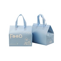 Bolsa Térmica Aislada para Llevar Bebidas de Té con Leche y Café, Impermeable, Portátil, Reutilizable, para Entrega de Alimentos, con Logotipo Personalizado, Venta al Por Mayor