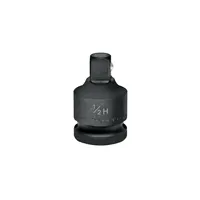 Adaptateur carré BOX 6 Impact 1/2' (H) X 3/8' (M) TRUPER en acier au chrome-molybdène avec finition phosphate noire