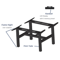 Bureau de travail d'angle moderne électrique personnalisable à 3 pieds, en forme de L, ergonomique, réglable en hauteur, extensible, bureau debout à fixation rapide